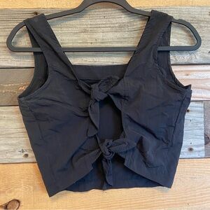 Vintage Tie-back crop Top